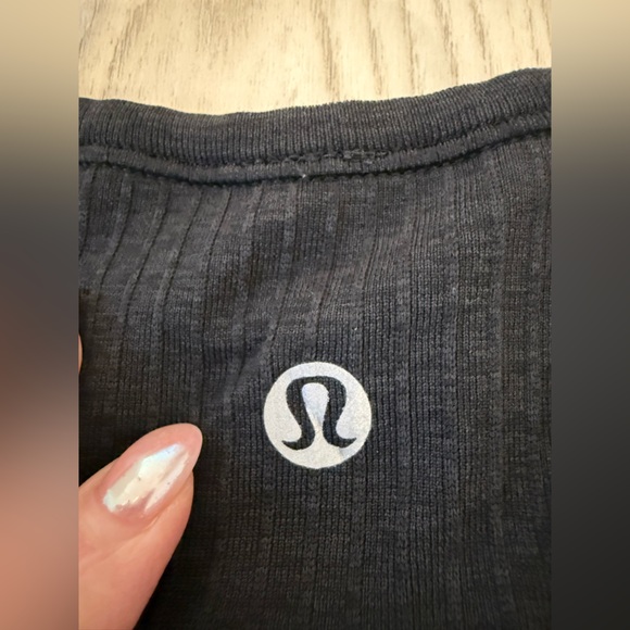 Lululemon Ebb To Street Racerback Crop Tank - Black - Picture 5 of 6